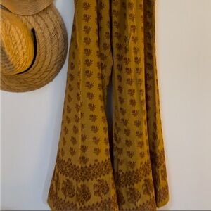 FP One Mustard  flare pants
